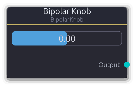 Bipolar Knob node preview