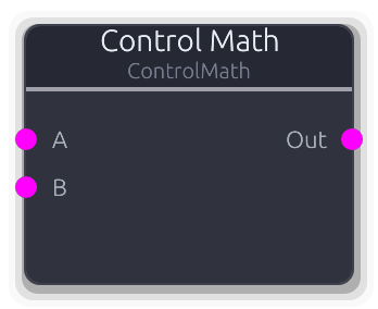 Control Math node preview