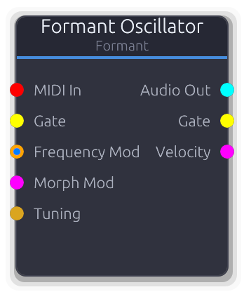 Formant Oscillator node preview