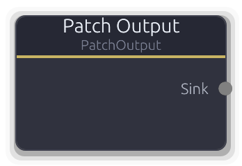 Patch Output node preview