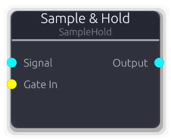 Sample & Hold node preview