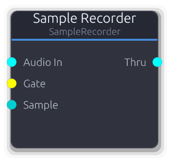 Sample Recorder node preview