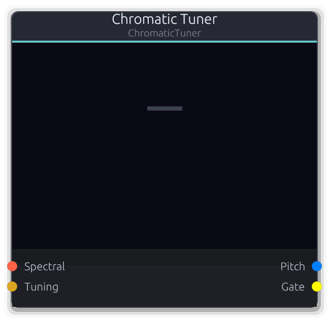 Chromatic Tuner node preview